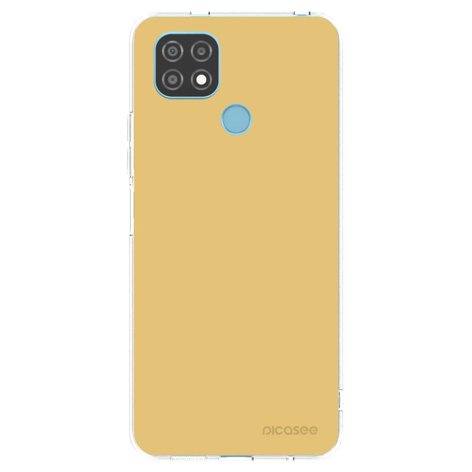 Picasee silikonska prozirna maskica za Realme C21 - Canary Crystal