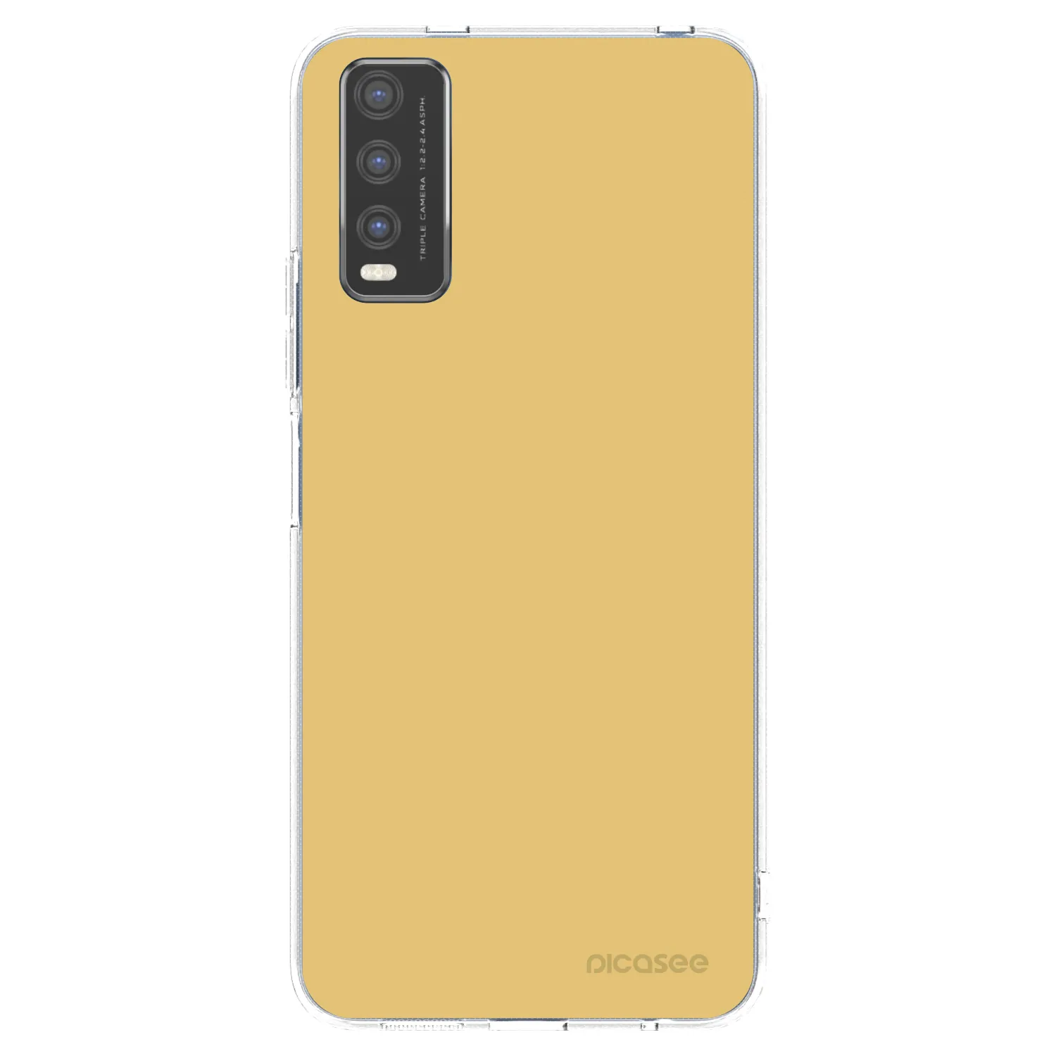 Picasee silikonska prozirna maskica za Vivo Y20s - Canary Crystal