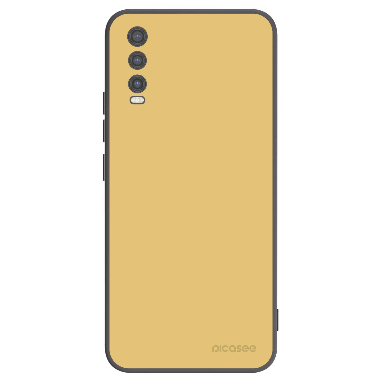 Picasee crna silikonska maskica za Vivo Y20s - Canary Crystal