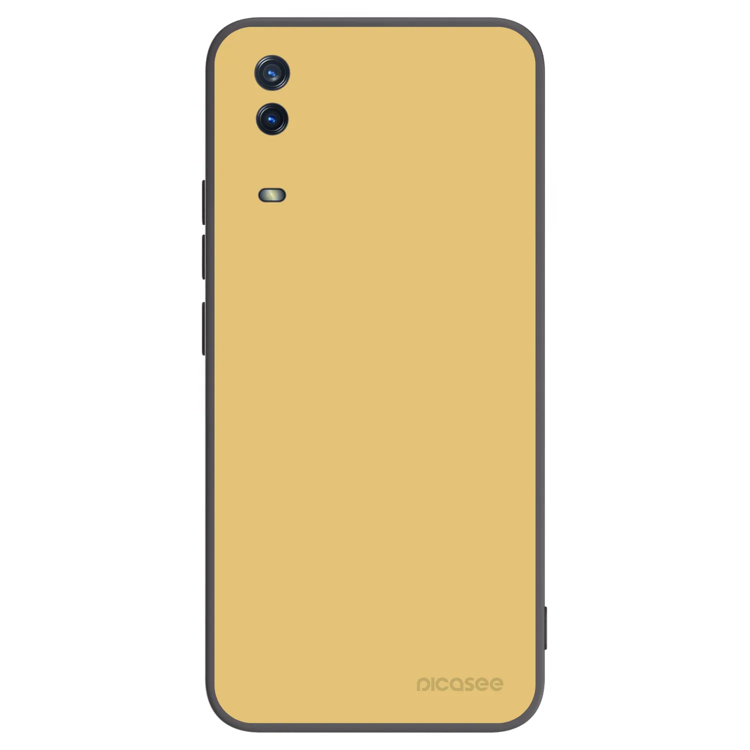 Picasee crna silikonska maskica za Vivo Y11s - Canary Crystal