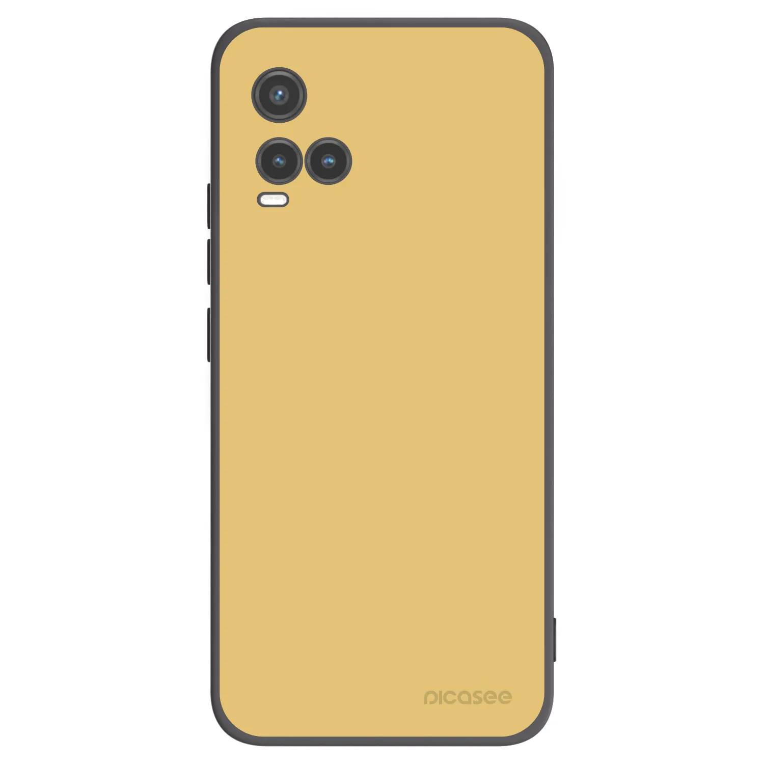 Picasee crna silikonska maskica za Vivo Y33s - Canary Crystal