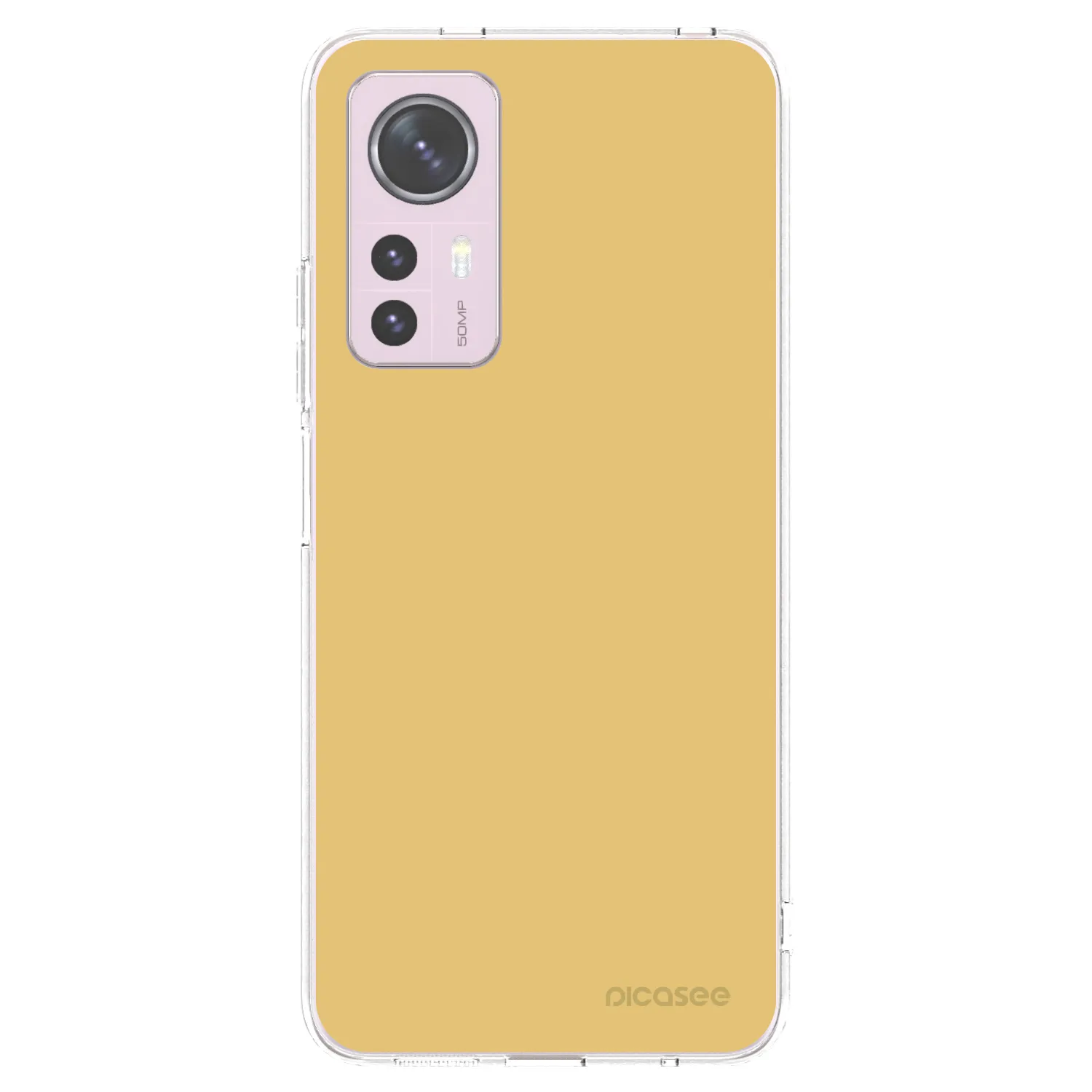 Picasee silikonska prozirna maskica za Xiaomi 12 - Canary Crystal