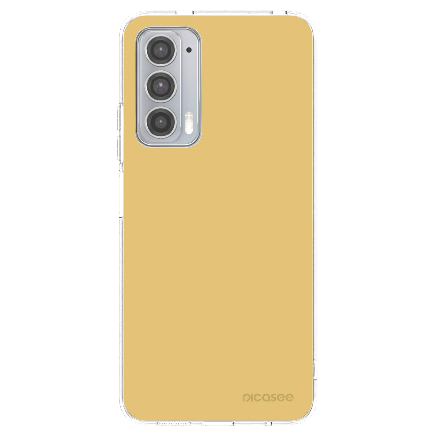 Picasee silikonska prozirna maskica za Motorola Edge 20 - Canary Crystal