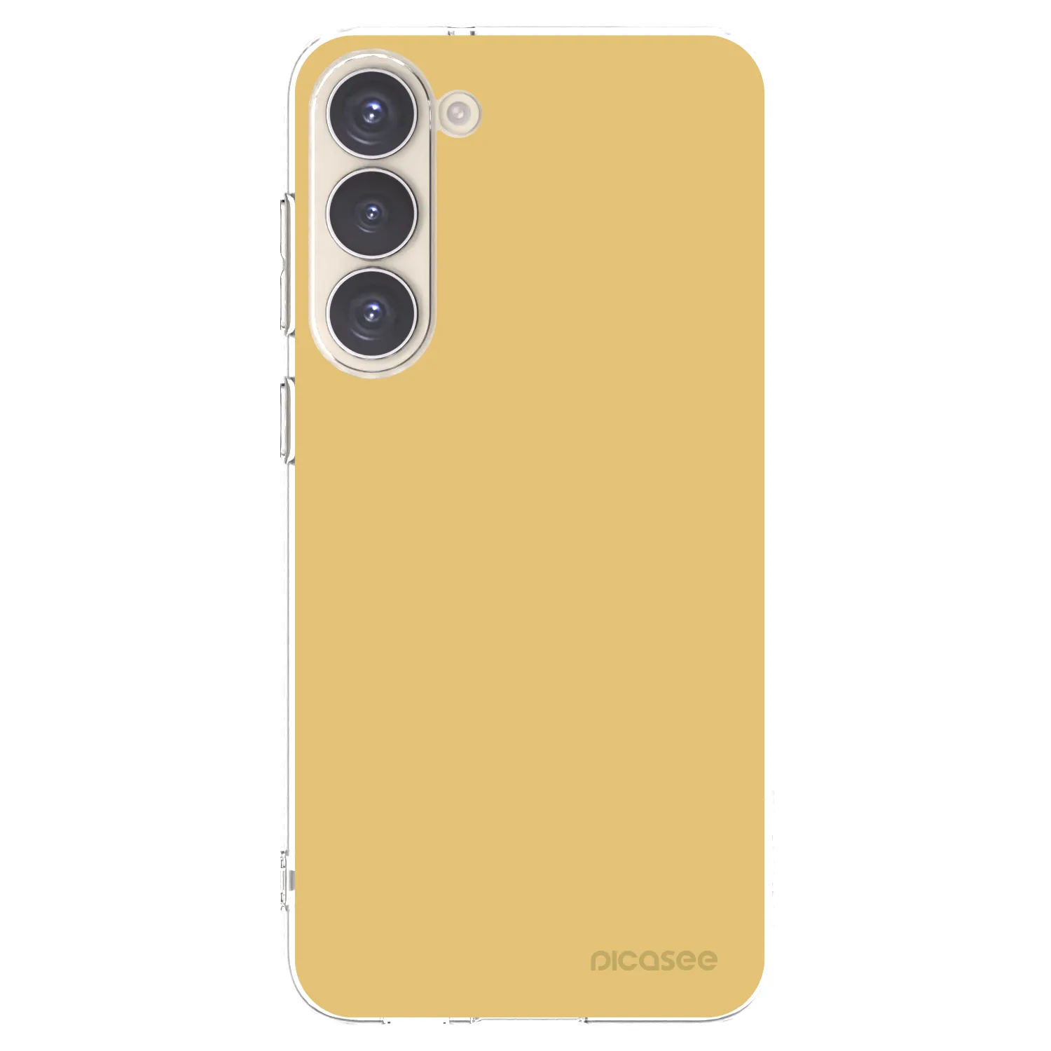 Picasee silikonska prozirna maskica za Samsung Galaxy S23+ 5G - Canary Crystal