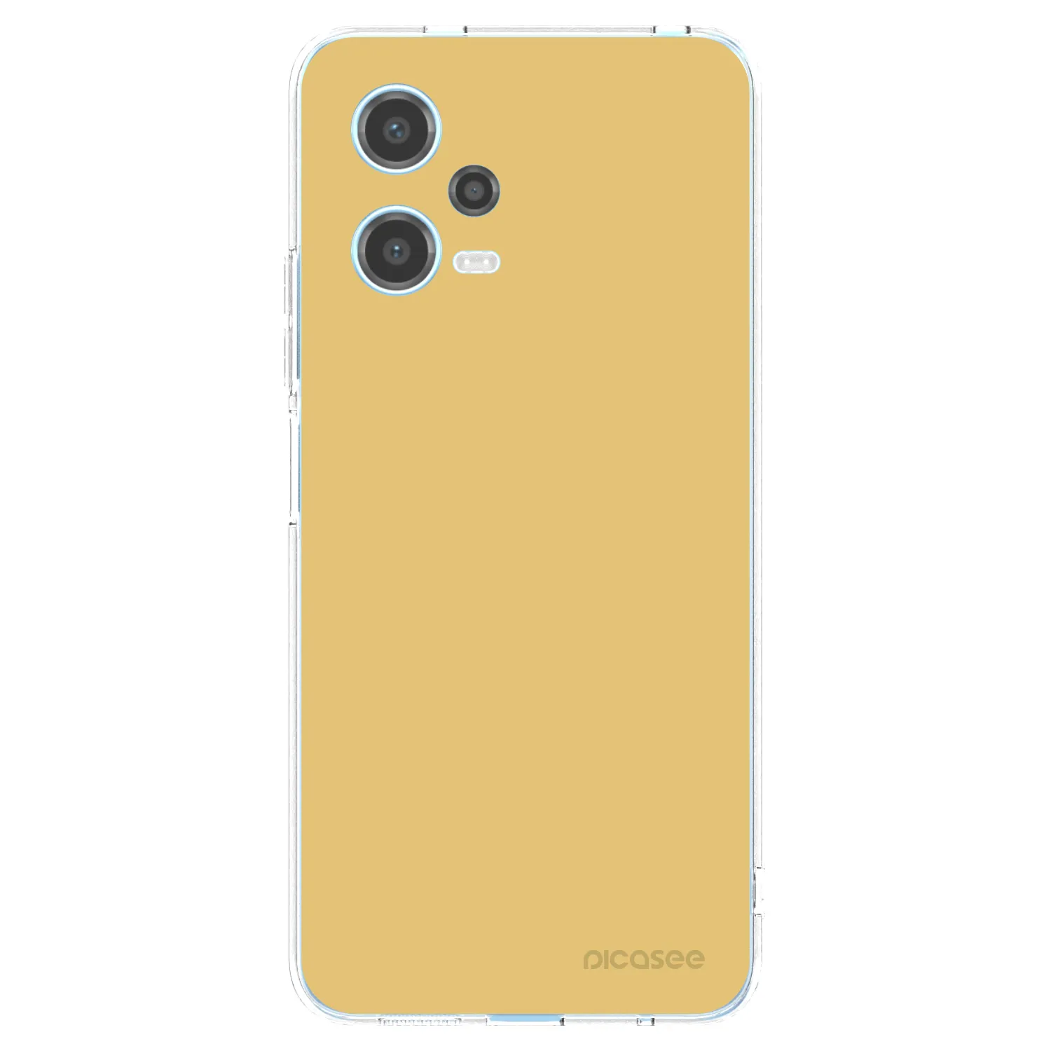 Picasee silikonska prozirna maskica za Xiaomi Redmi Note 12 5G - Canary Crystal
