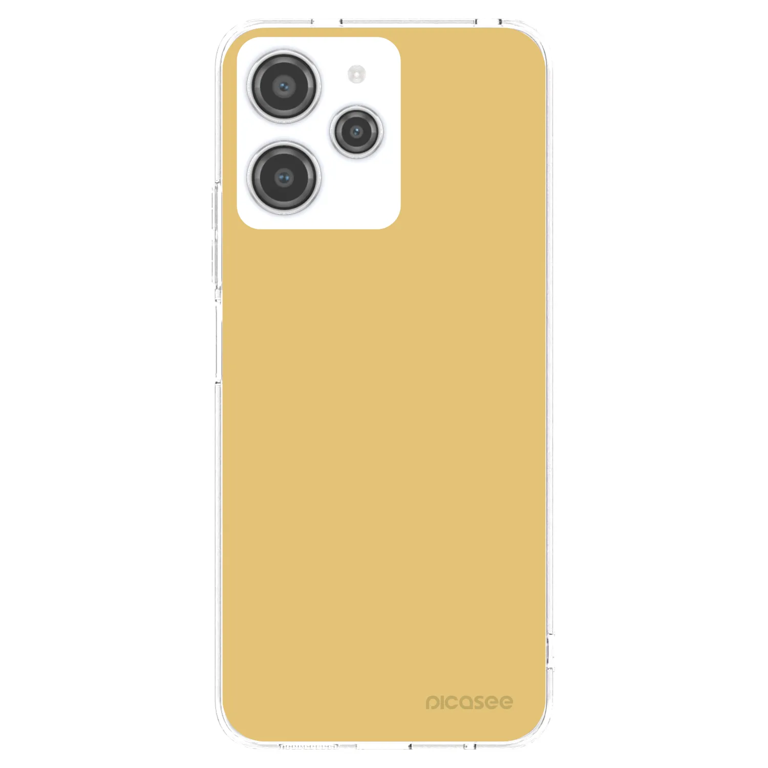 Picasee silikonska prozirna maskica za Xiaomi Redmi 12 4G - Canary Crystal
