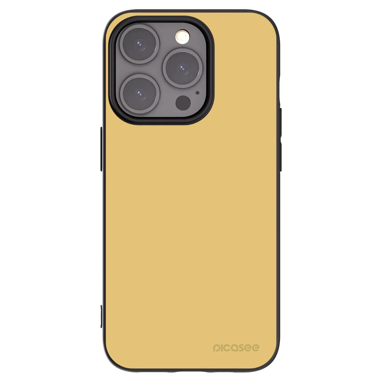 Picasee crna silikonska maskica za Apple iPhone 15 Pro - Canary Crystal