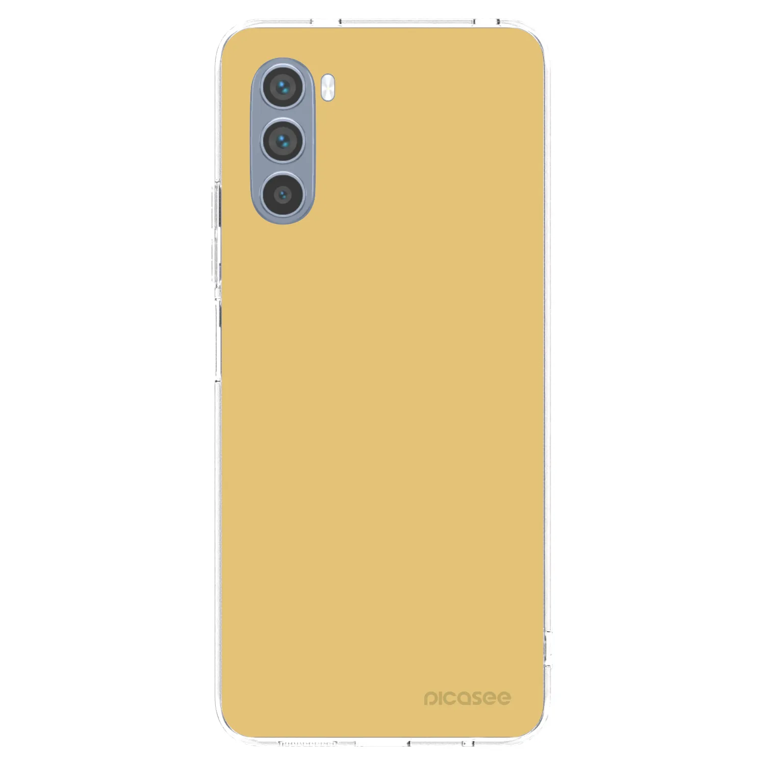 Picasee silikonska prozirna maskica za Motorola Moto G62 - Canary Crystal