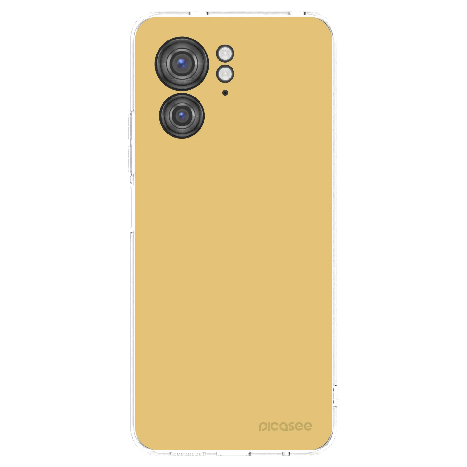 Picasee silikonska prozirna maskica za Motorola Edge 40 - Canary Crystal