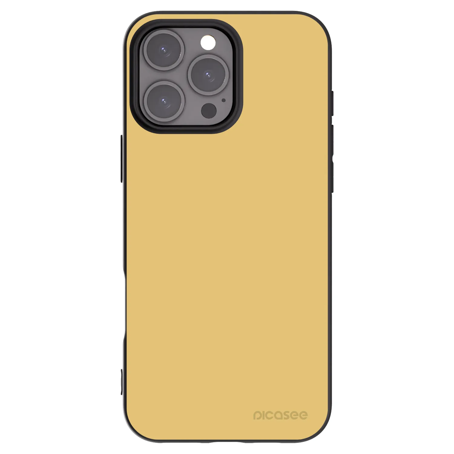 Picasee crna silikonska maskica za Apple iPhone 16 Pro Max - Canary Crystal