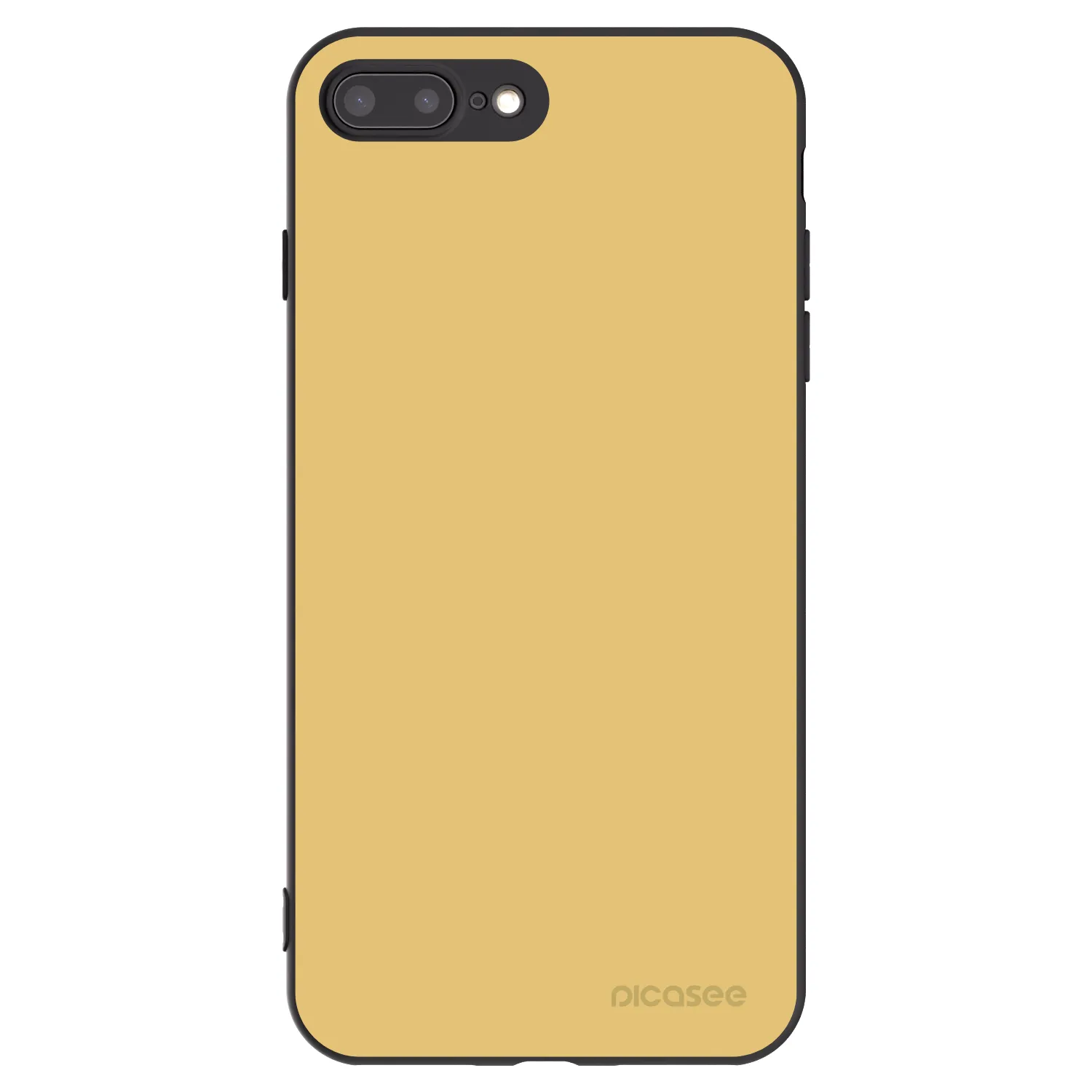 Picasee crna silikonska maskica za Apple iPhone 7 Plus - Canary Crystal