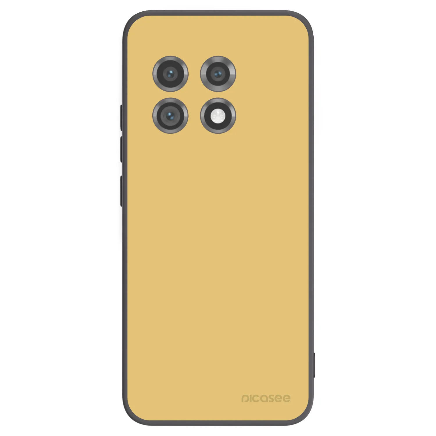 Picasee crna silikonska maskica za OnePlus 11 5G - Canary Crystal