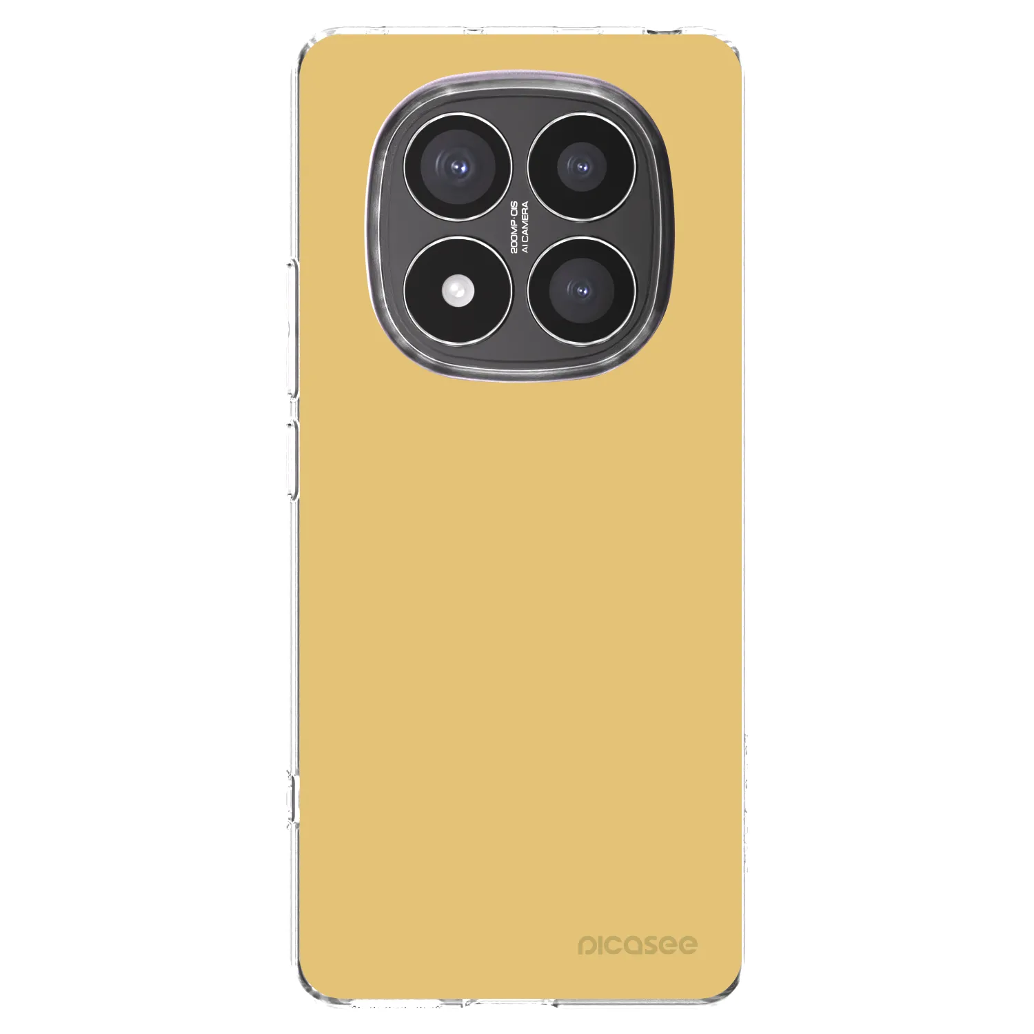 Picasee silikonska prozirna maskica za Xiaomi Redmi Note 14 Pro+ 5G - Canary Crystal
