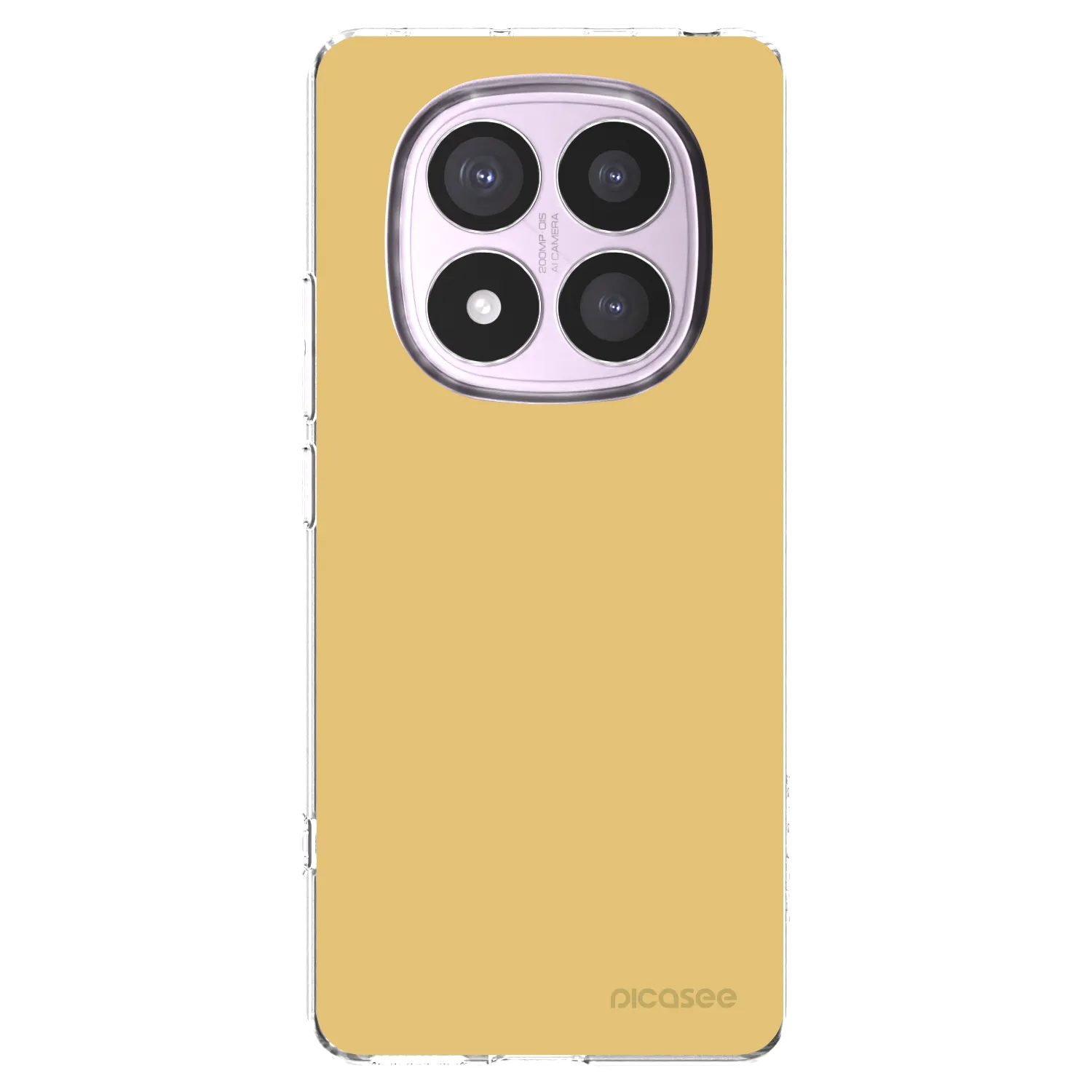 Picasee silikonska prozirna maskica za Xiaomi Redmi Note 14 Pro 5G - Canary Crystal