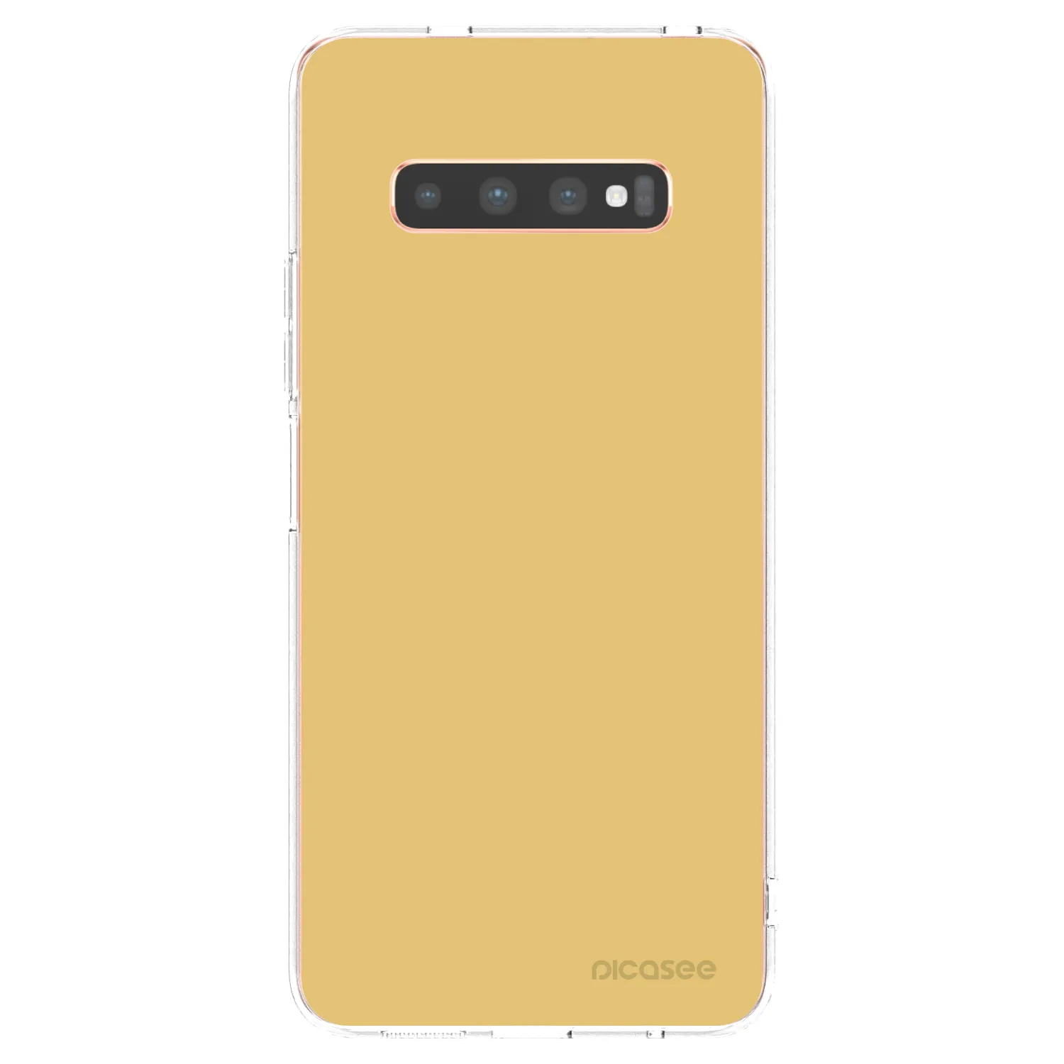 Picasee silikonska prozirna maskica za Samsung Galaxy S10 Plus G975 - Canary Crystal