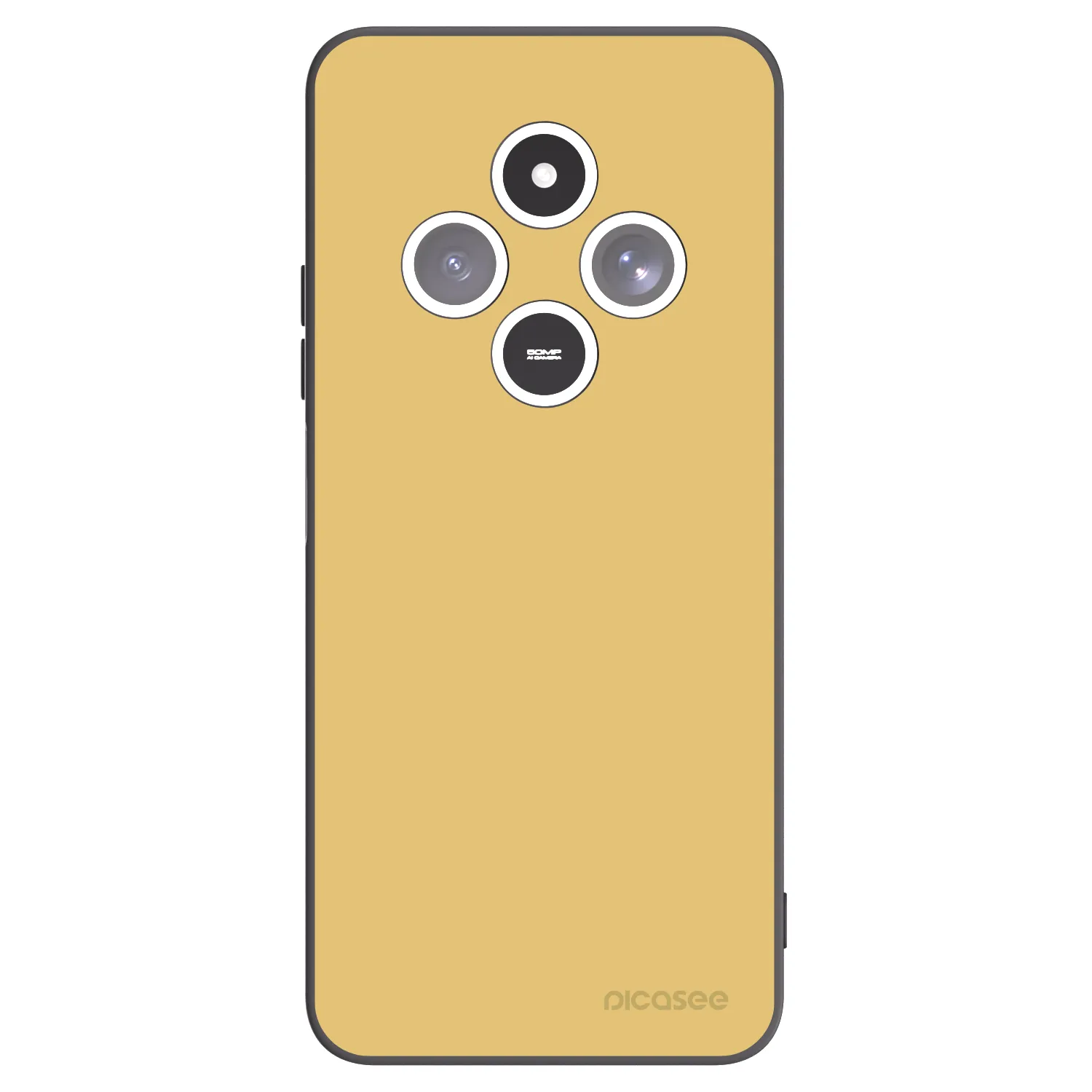 Picasee crna silikonska maskica za Xiaomi Redmi 14C - Canary Crystal