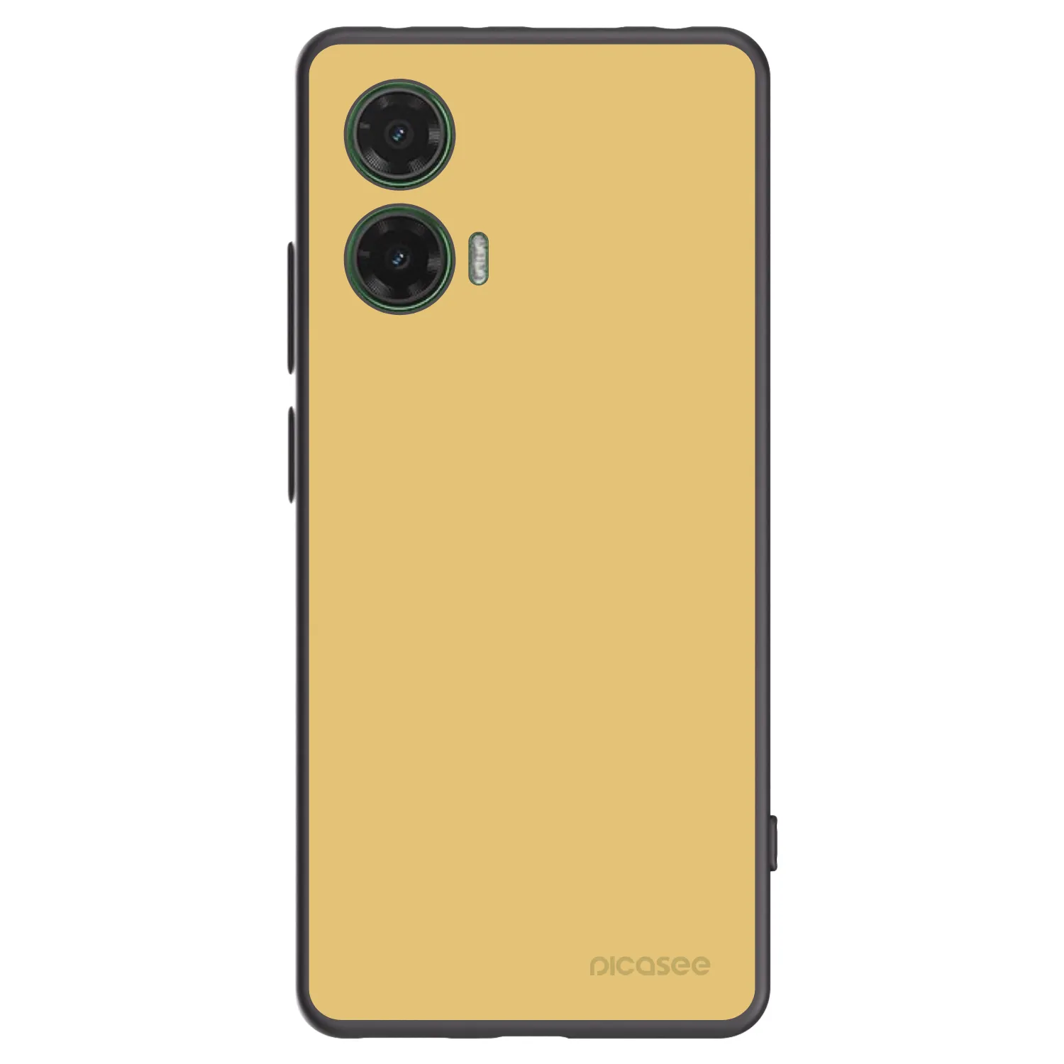 Picasee crna silikonska maskica za Motorola Moto G35 5G - Canary Crystal