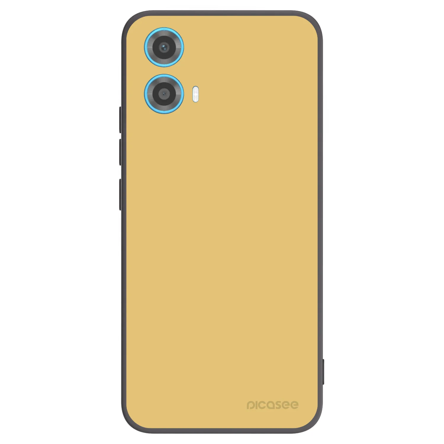 Picasee crna silikonska maskica za Motorola Moto G34 5G - Canary Crystal
