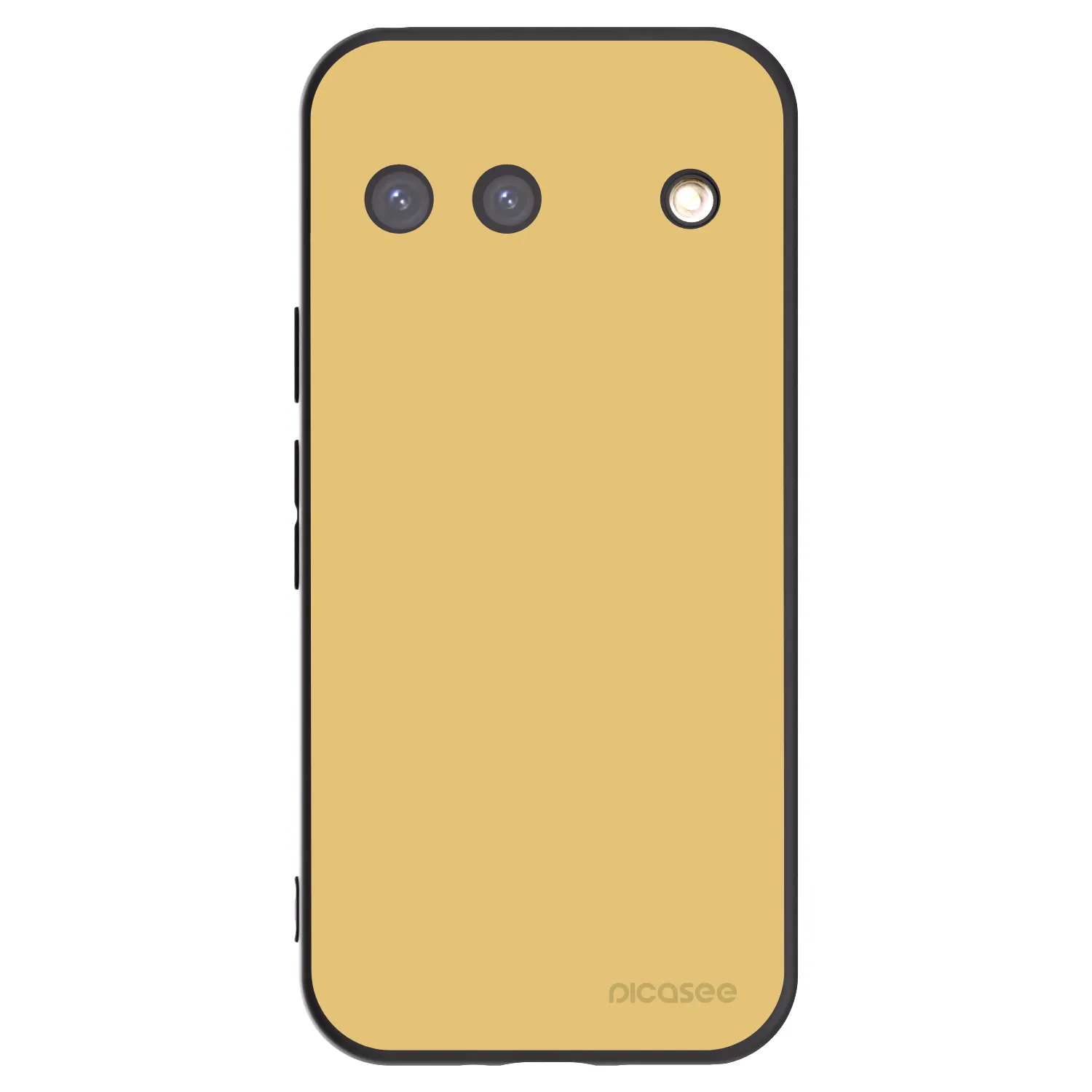 Picasee crna silikonska maskica za Google Pixel 9 - Canary Crystal