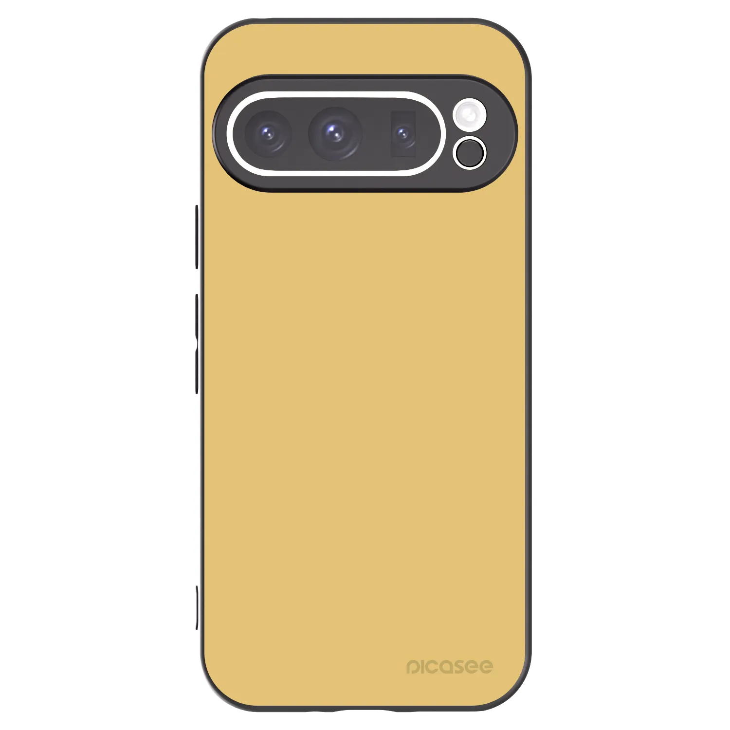Picasee crna silikonska maskica za Google Pixel 9 Pro XL - Canary Crystal