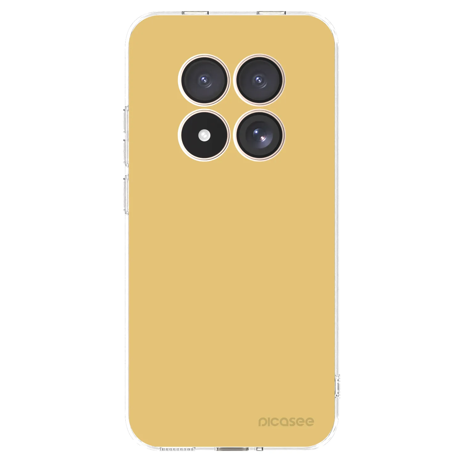 Picasee silikonska prozirna maskica za Xiaomi Redmi Note 15 Pro 4G - Canary Crystal