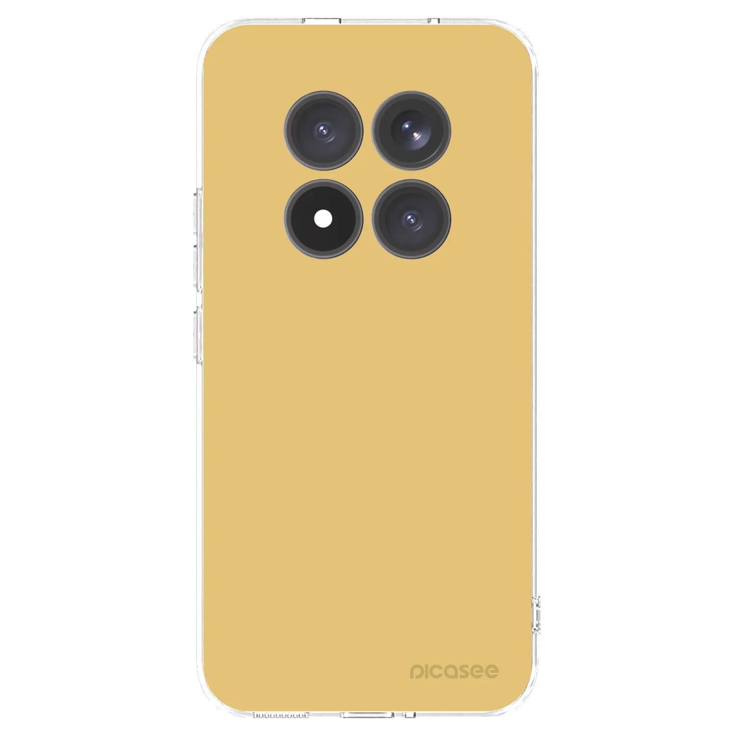 Picasee silikonska prozirna maskica za Xiaomi Redmi Note 15 Pro+ - Canary Crystal