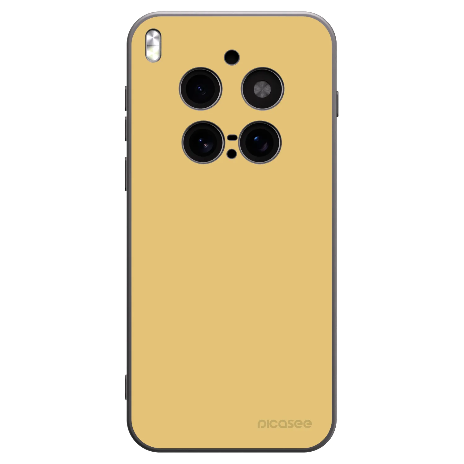Picasee crna silikonska maskica za Vivo X300 Pro - Canary Crystal