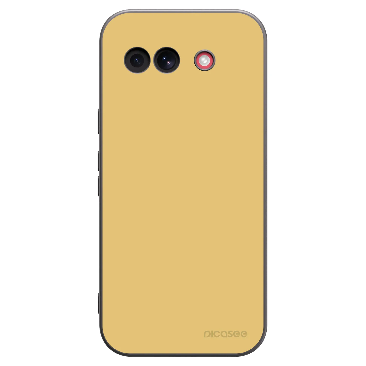 Picasee crna silikonska maskica za Google Pixel 10a - Canary Crystal