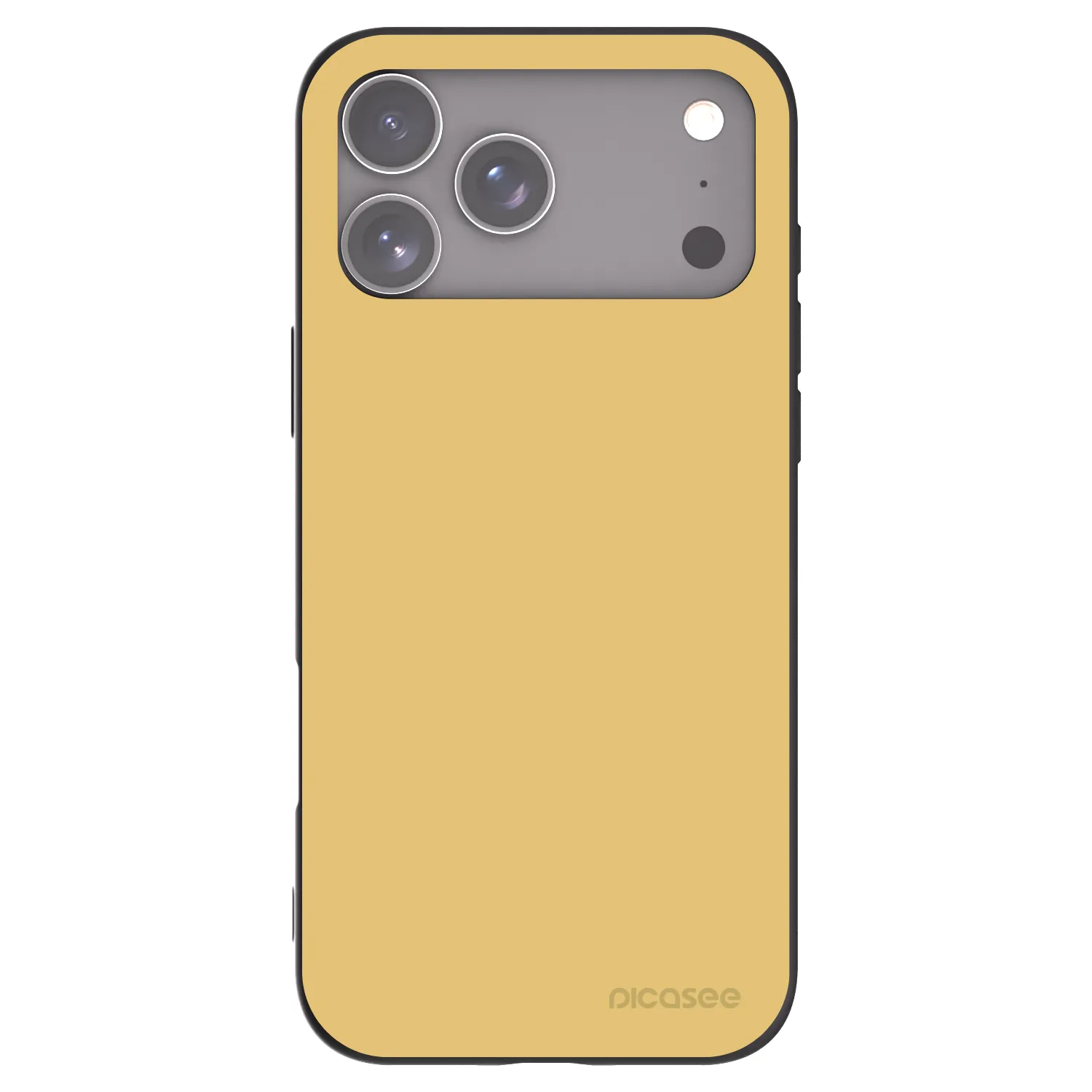 Picasee crna silikonska maskica za Apple iPhone 18 Pro Max - Canary Crystal