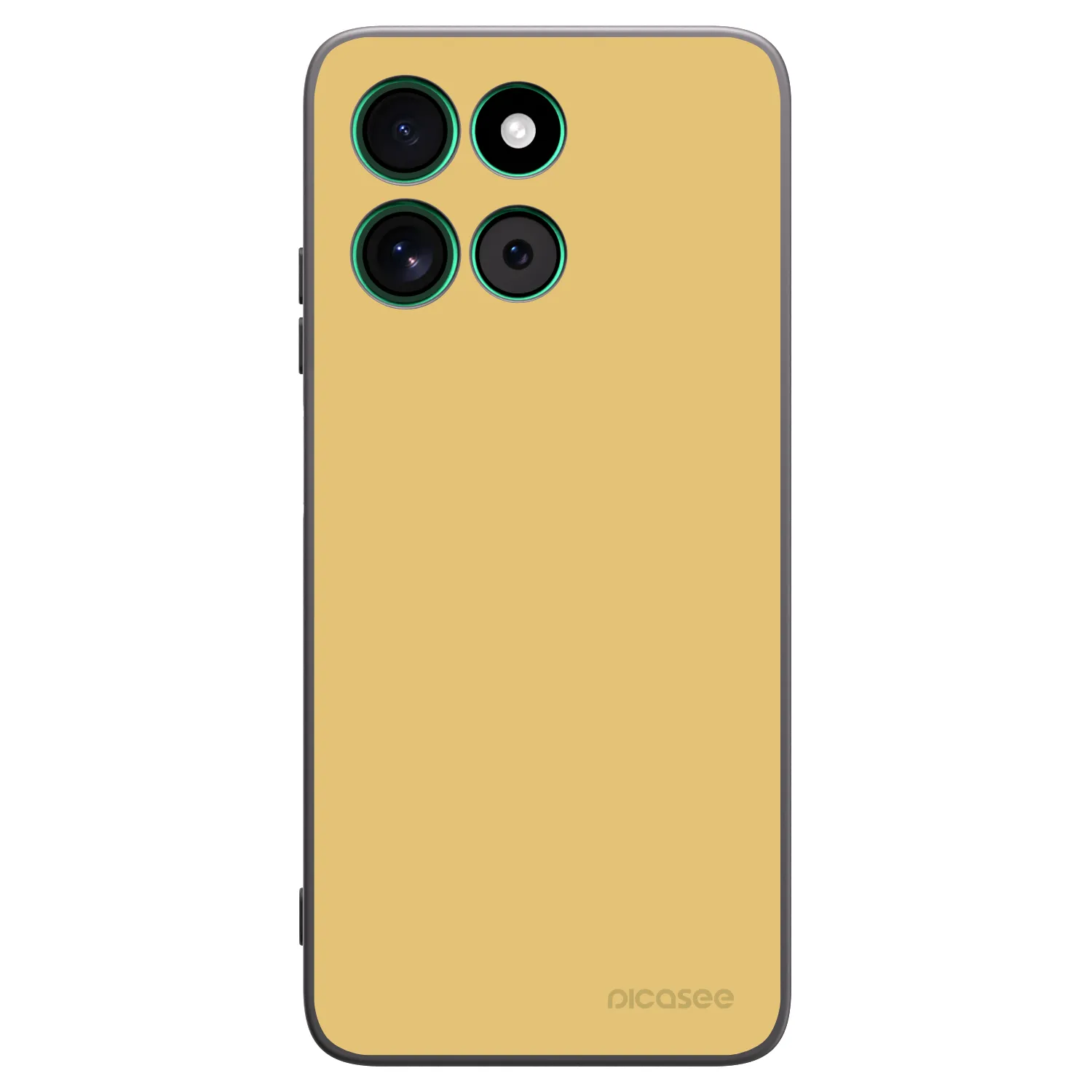 Picasee crna silikonska maskica za Motorola Moto G57 Power - Canary Crystal
