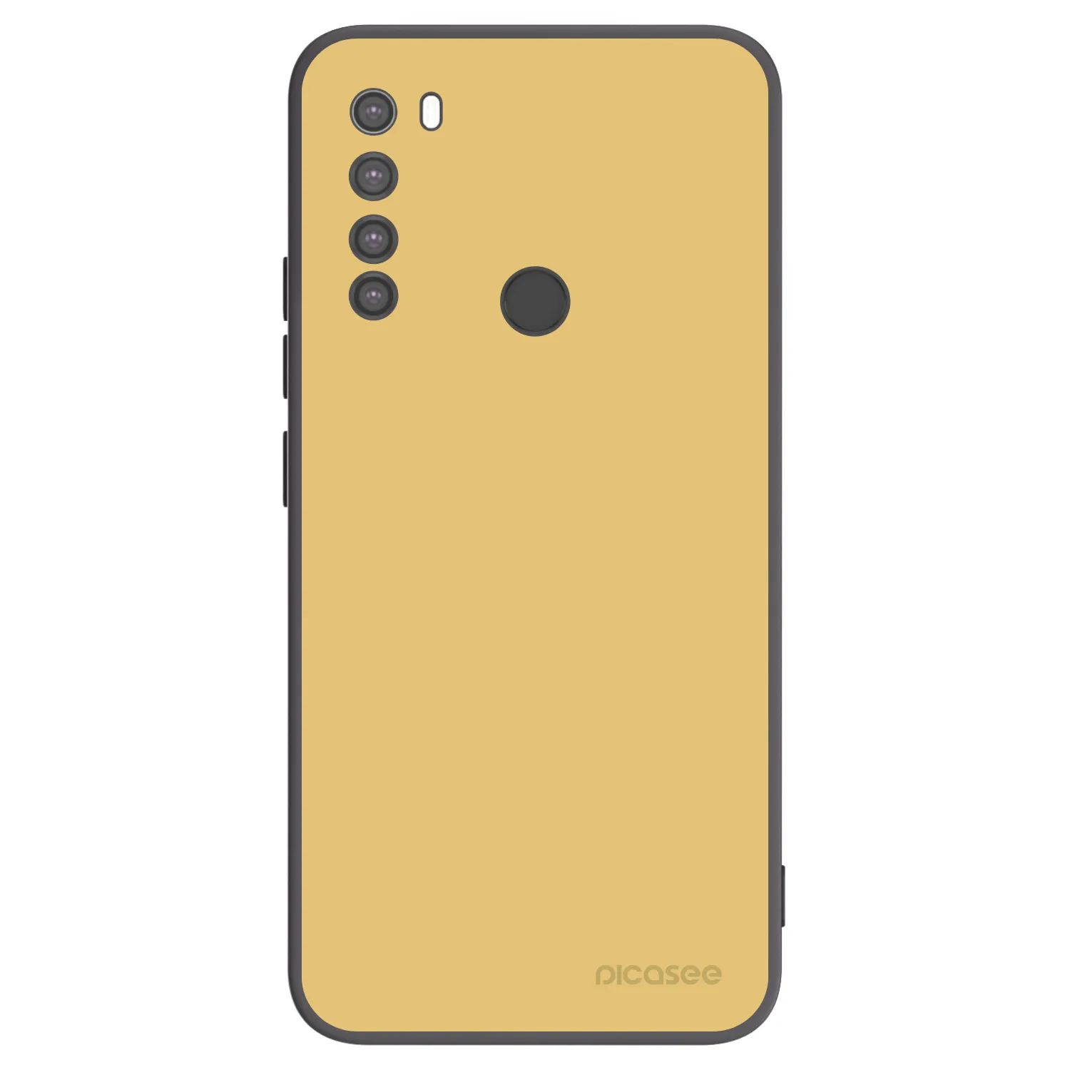 Picasee crna silikonska maskica za Xiaomi Redmi Note 8 - Canary Crystal