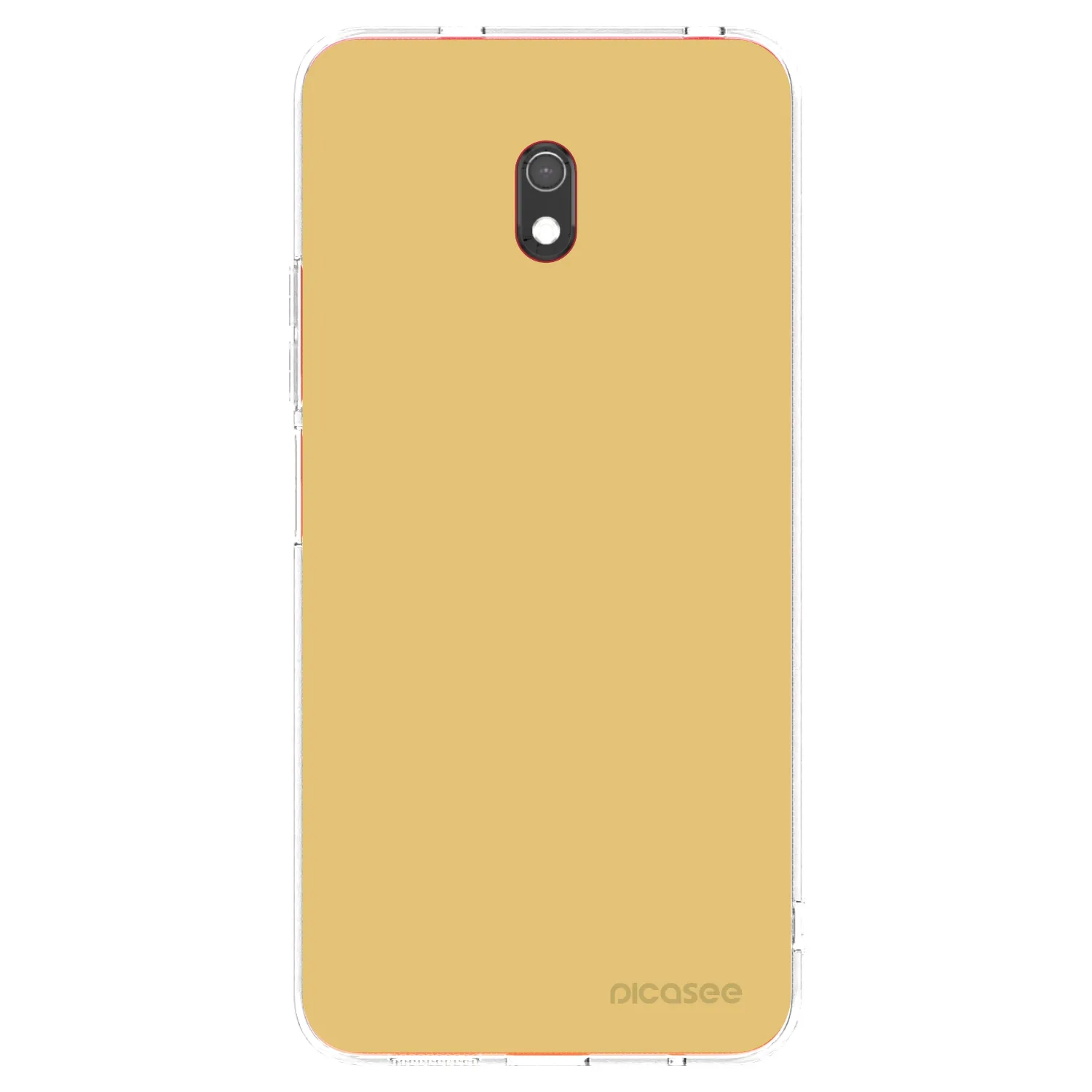 Picasee silikonska prozirna maskica za Xiaomi Redmi 8A - Canary Crystal