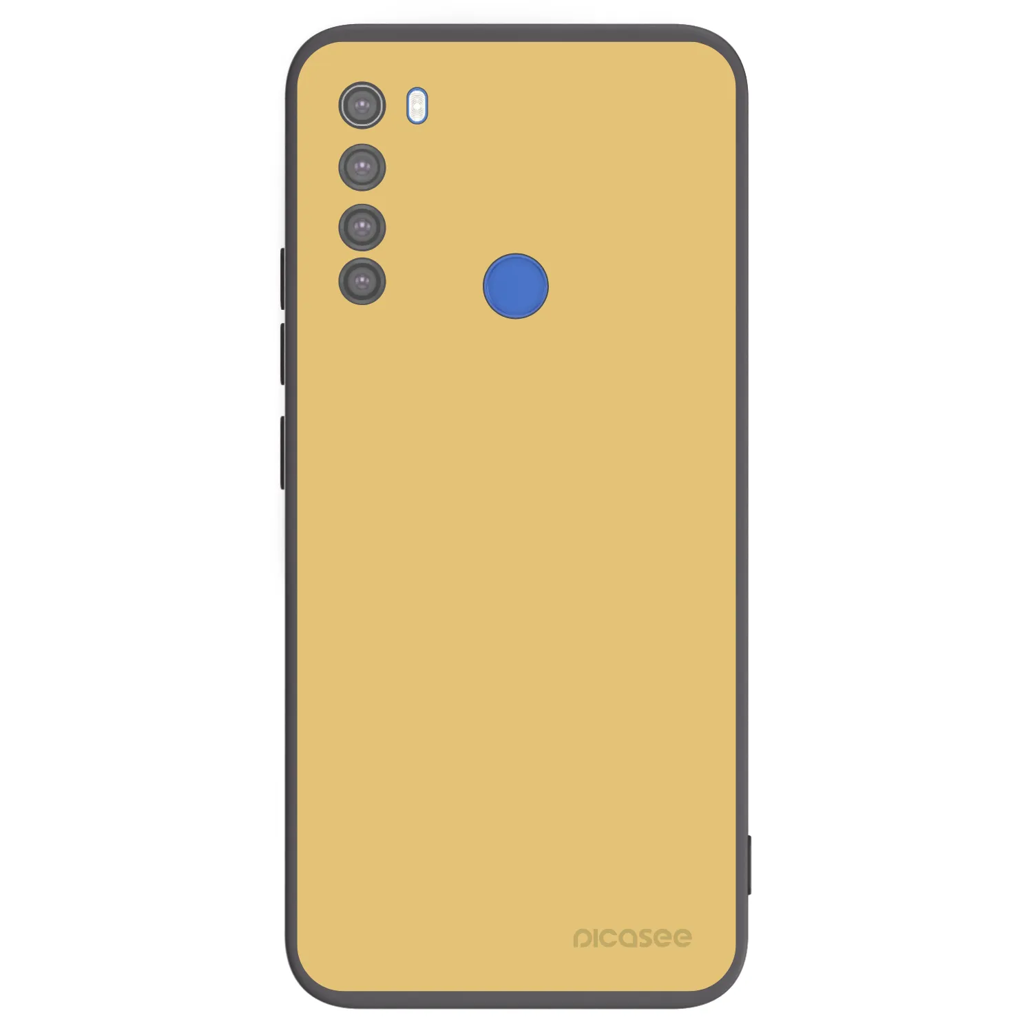 Picasee crna silikonska maskica za Xiaomi Redmi Note 8T - Canary Crystal