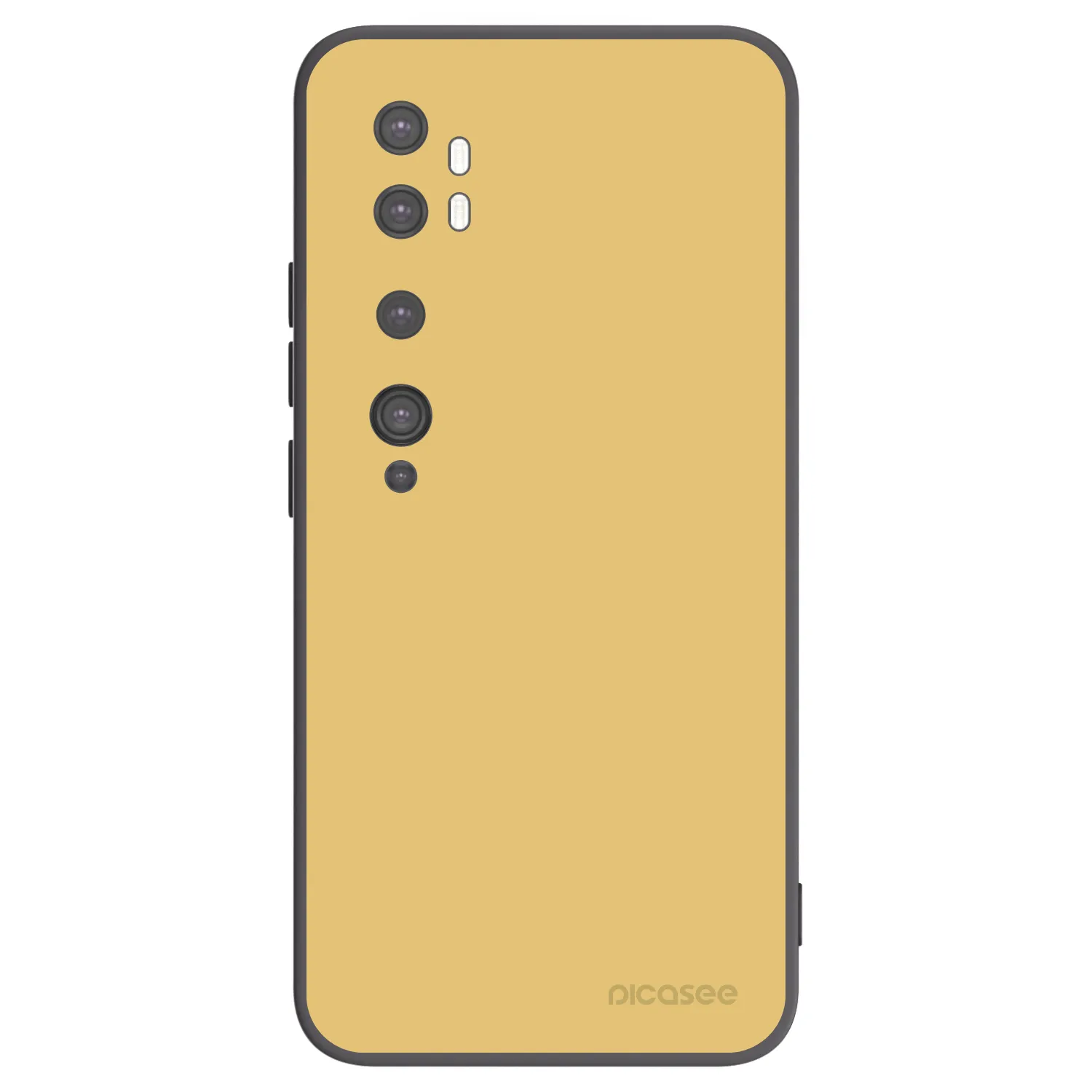 Picasee crna silikonska maskica za Xiaomi Mi Note 10 (Pro) - Canary Crystal