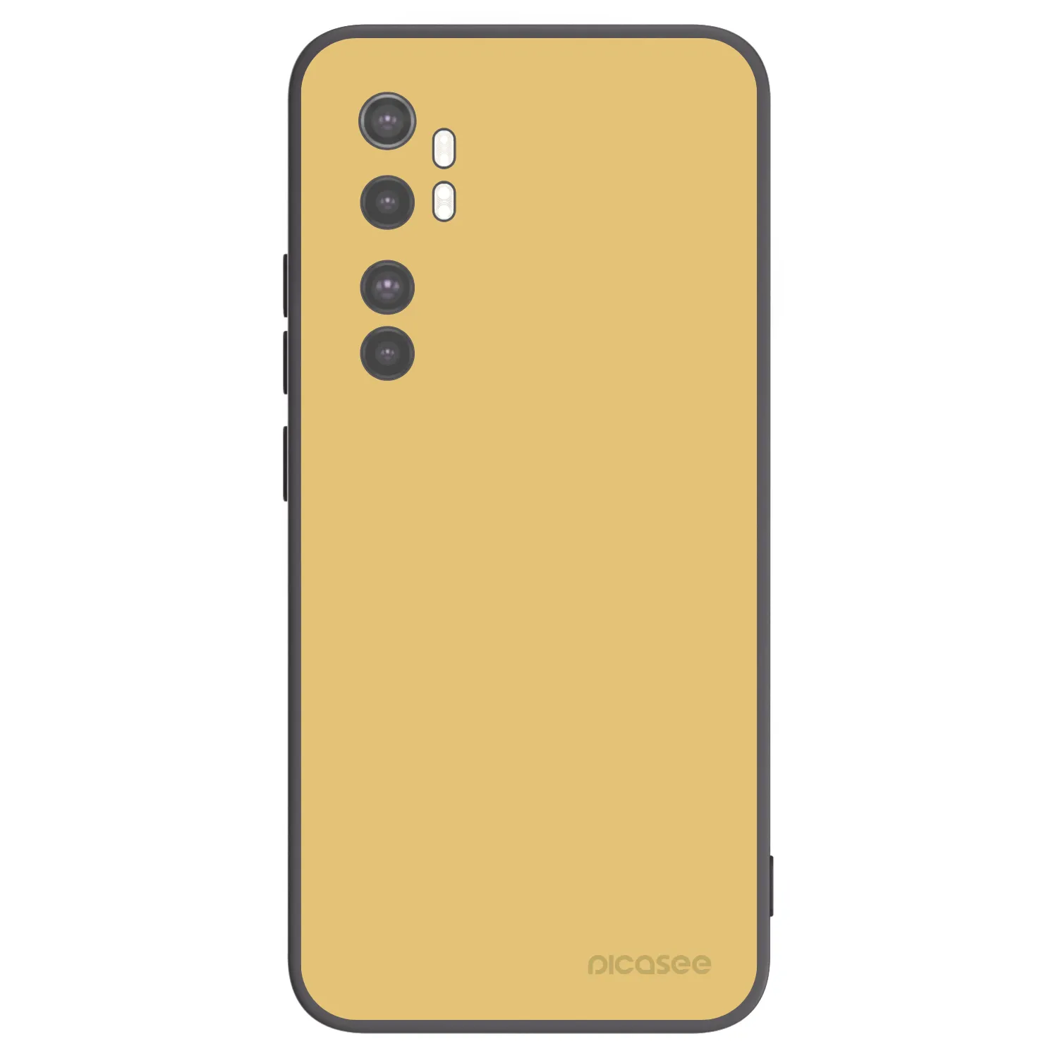 Picasee crna silikonska maskica za Xiaomi Mi Note 10 Lite - Canary Crystal