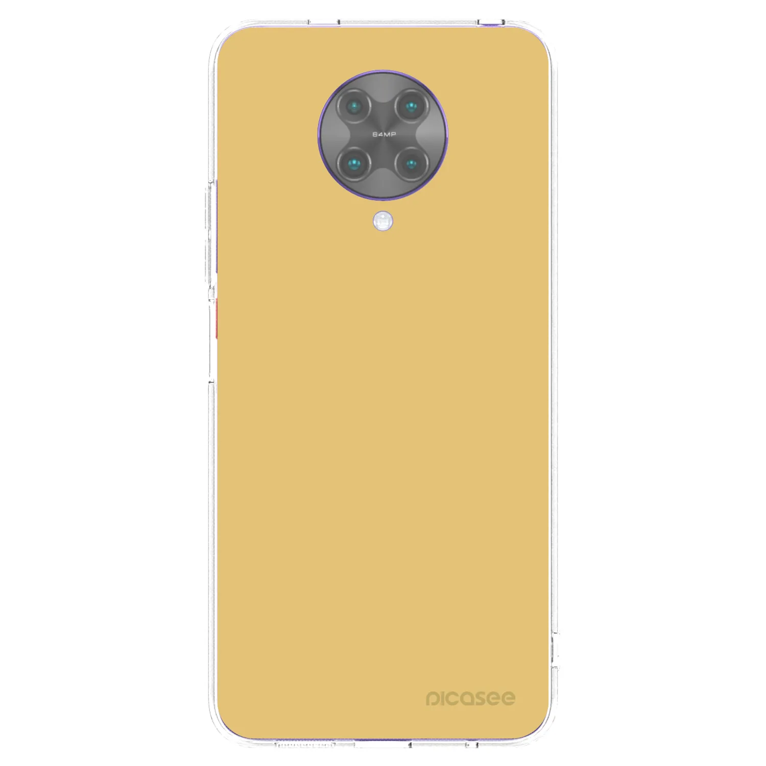 Picasee silikonska prozirna maskica za Xiaomi Poco F2 Pro - Canary Crystal
