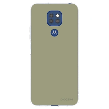 Picasee silikonska prozirna maskica za Motorola Moto G9 Play - Dewy Dawn