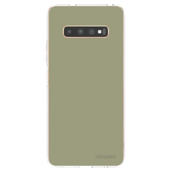 Picasee silikonska prozirna maskica za Samsung Galaxy S10 Plus G975 - Dewy Dawn