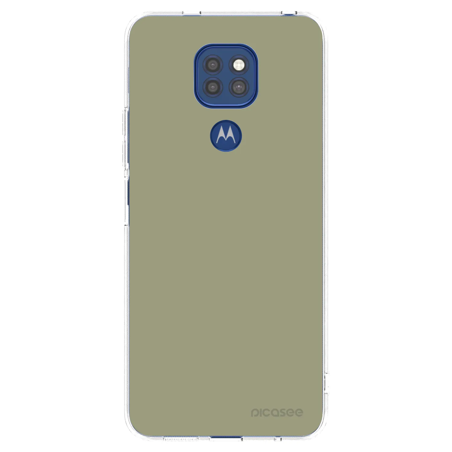 Picasee silikonska prozirna maskica za Motorola Moto G9 Play - Dewy Dawn