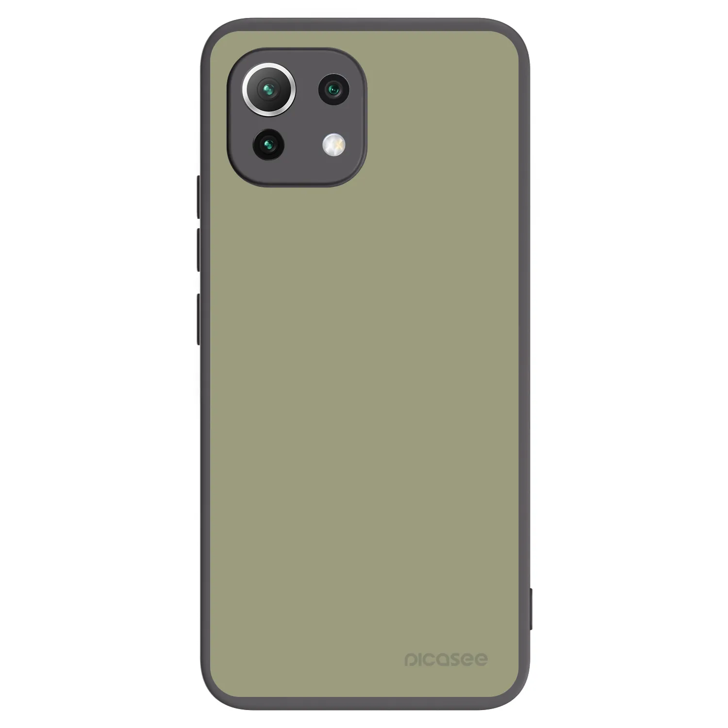 Picasee crna silikonska maskica za Xiaomi 11 Lite 5G NE - Dewy Dawn