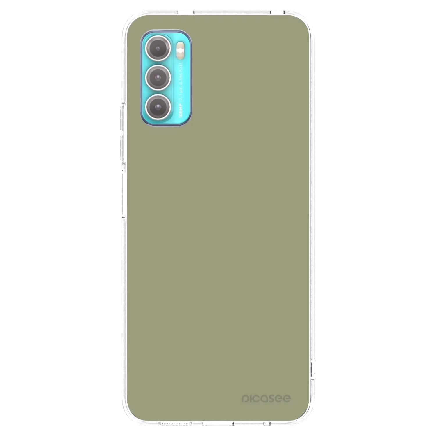Picasee silikonska prozirna maskica za Motorola Moto G60 - Dewy Dawn