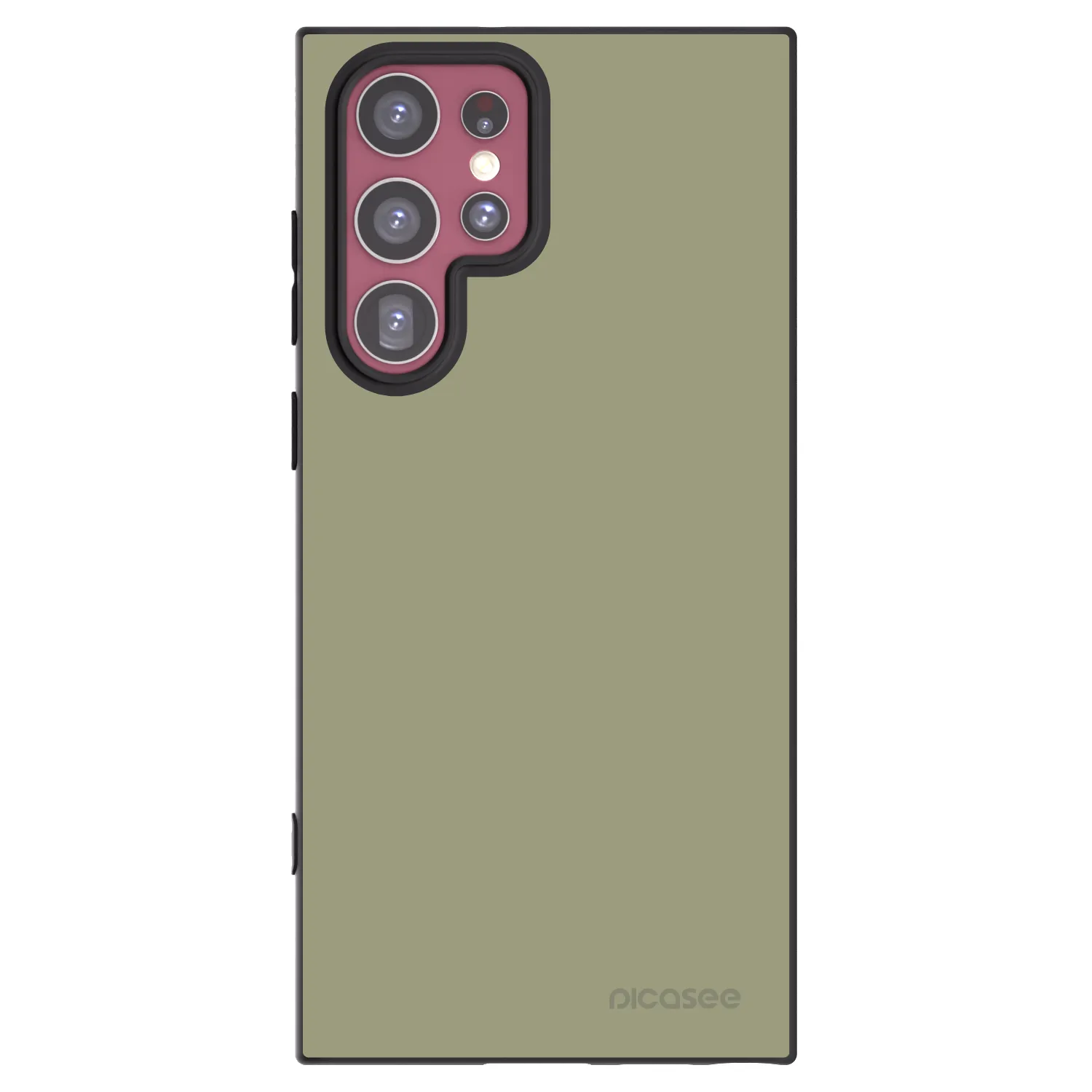 Picasee crna silikonska maskica za Samsung Galaxy S22 Ultra 5G - Dewy Dawn