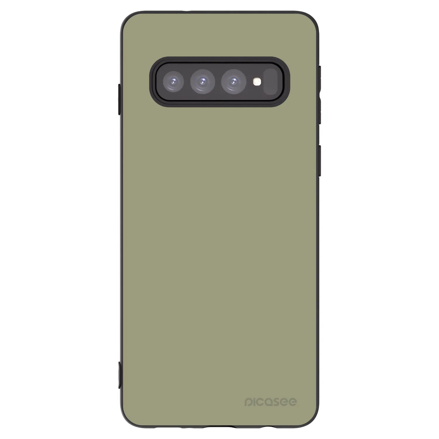 Picasee crna silikonska maskica za Samsung Galaxy S10 G973 - Dewy Dawn