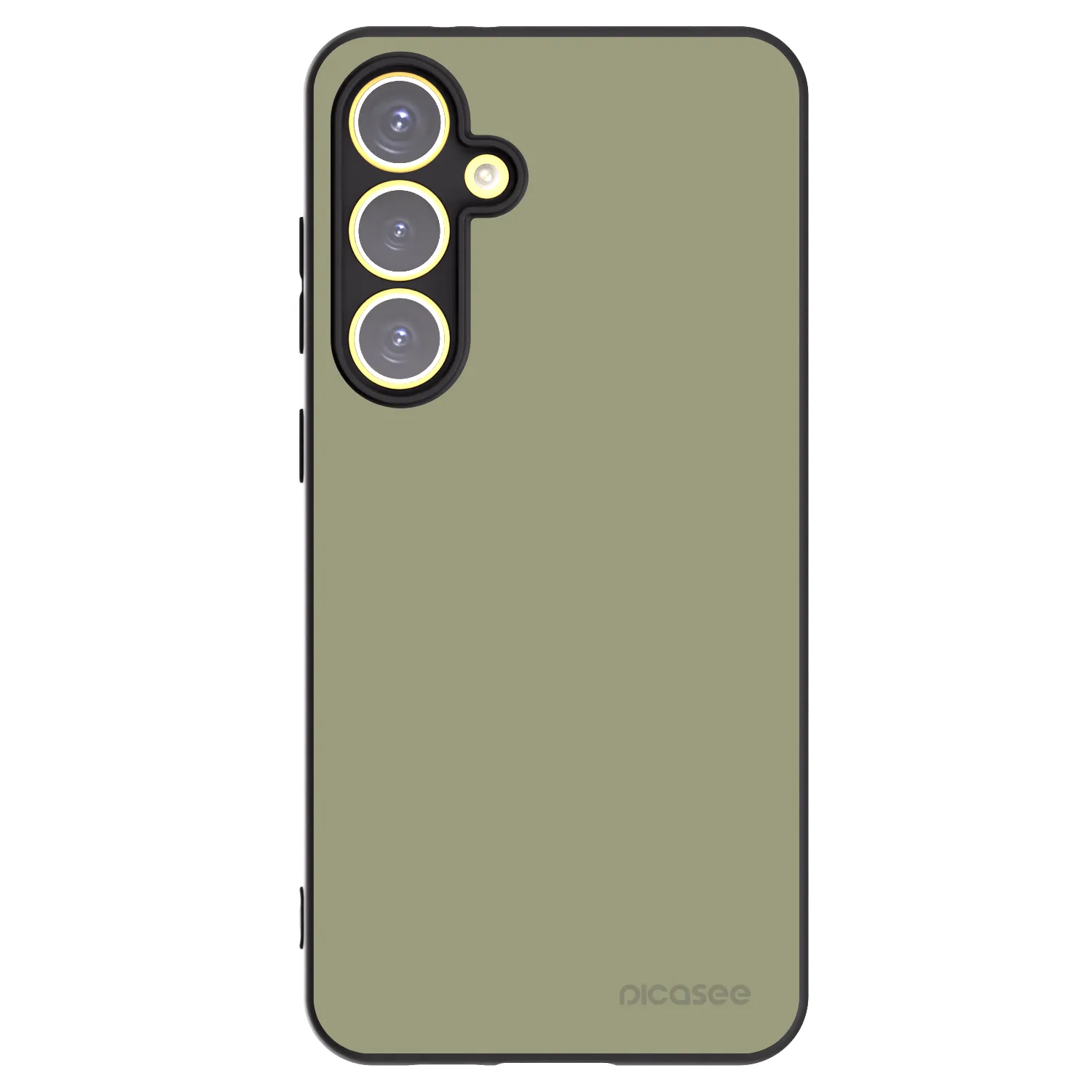 Picasee crna silikonska maskica za Samsung Galaxy S24 FE S721B - Dewy Dawn