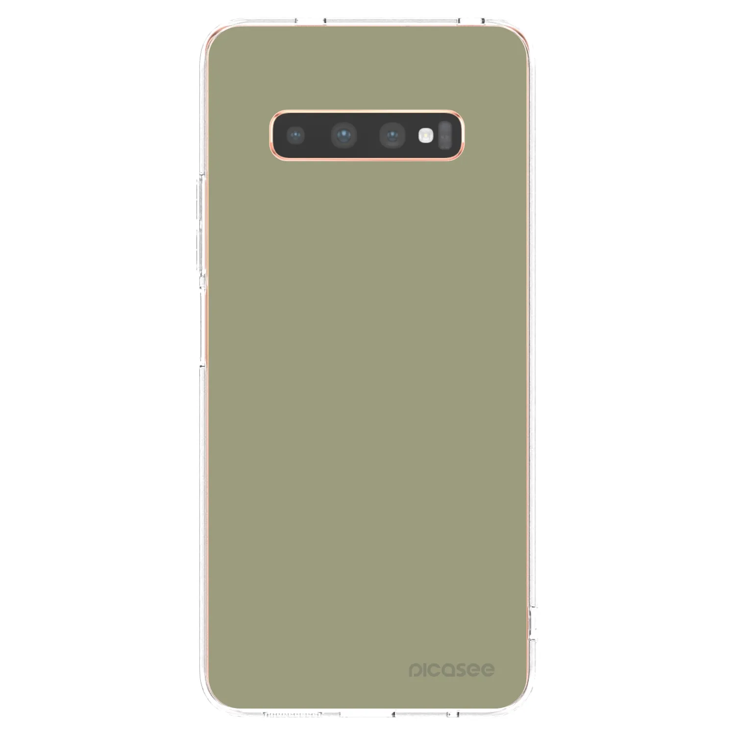 Picasee silikonska prozirna maskica za Samsung Galaxy S10 Plus G975 - Dewy Dawn