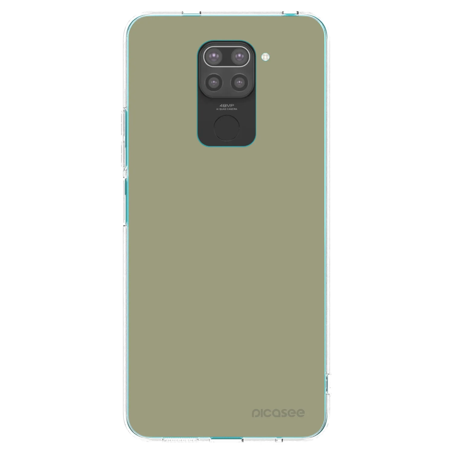 Picasee crna silikonska maskica za Xiaomi Redmi Note 9 - Dewy Dawn