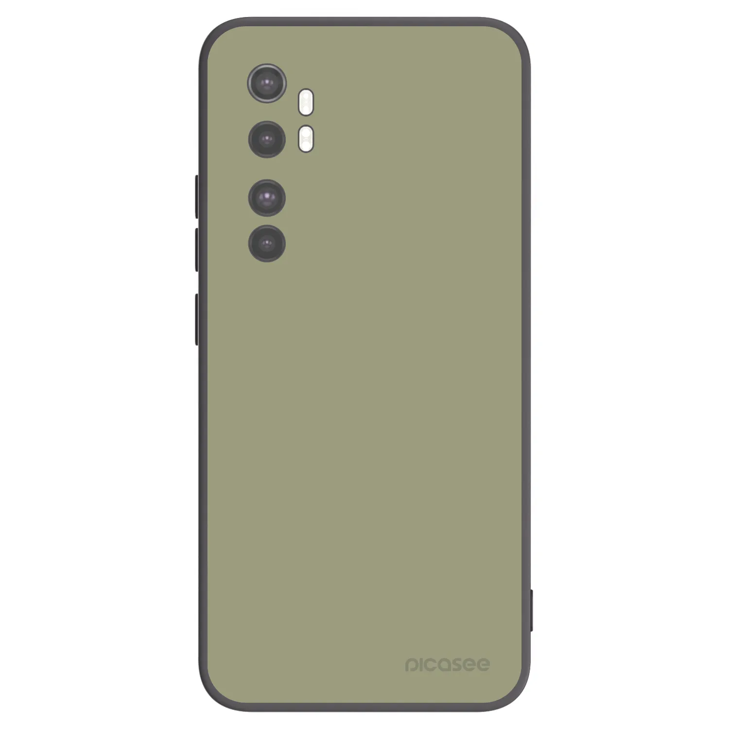 Picasee crna silikonska maskica za Xiaomi Mi Note 10 Lite - Dewy Dawn