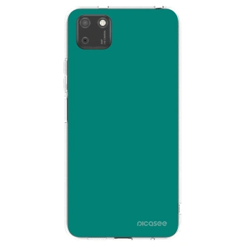 Picasee silikonska prozirna maskica za Huawei Y5P - Emerald Mist