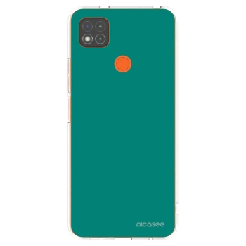 Picasee silikonska prozirna maskica za Xiaomi Redmi 9C - Emerald Mist