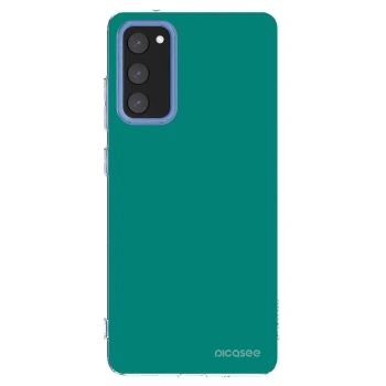 Picasee silikonska prozirna maskica za Samsung Galaxy S20 FE - Emerald Mist